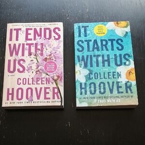 ❤️Romance Books Colleen Hoover Book Set - It Ends With Us & It Starts With Us